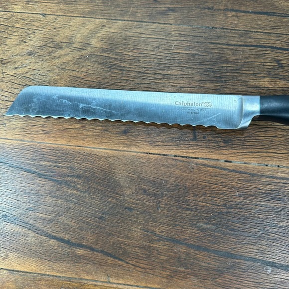 Calphalon 8" Bread Knife Serrated Edge German Steel Kitchen Knife - Picture 3 of 7